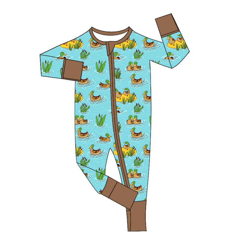 Duck design kids long sleeve romper preorder