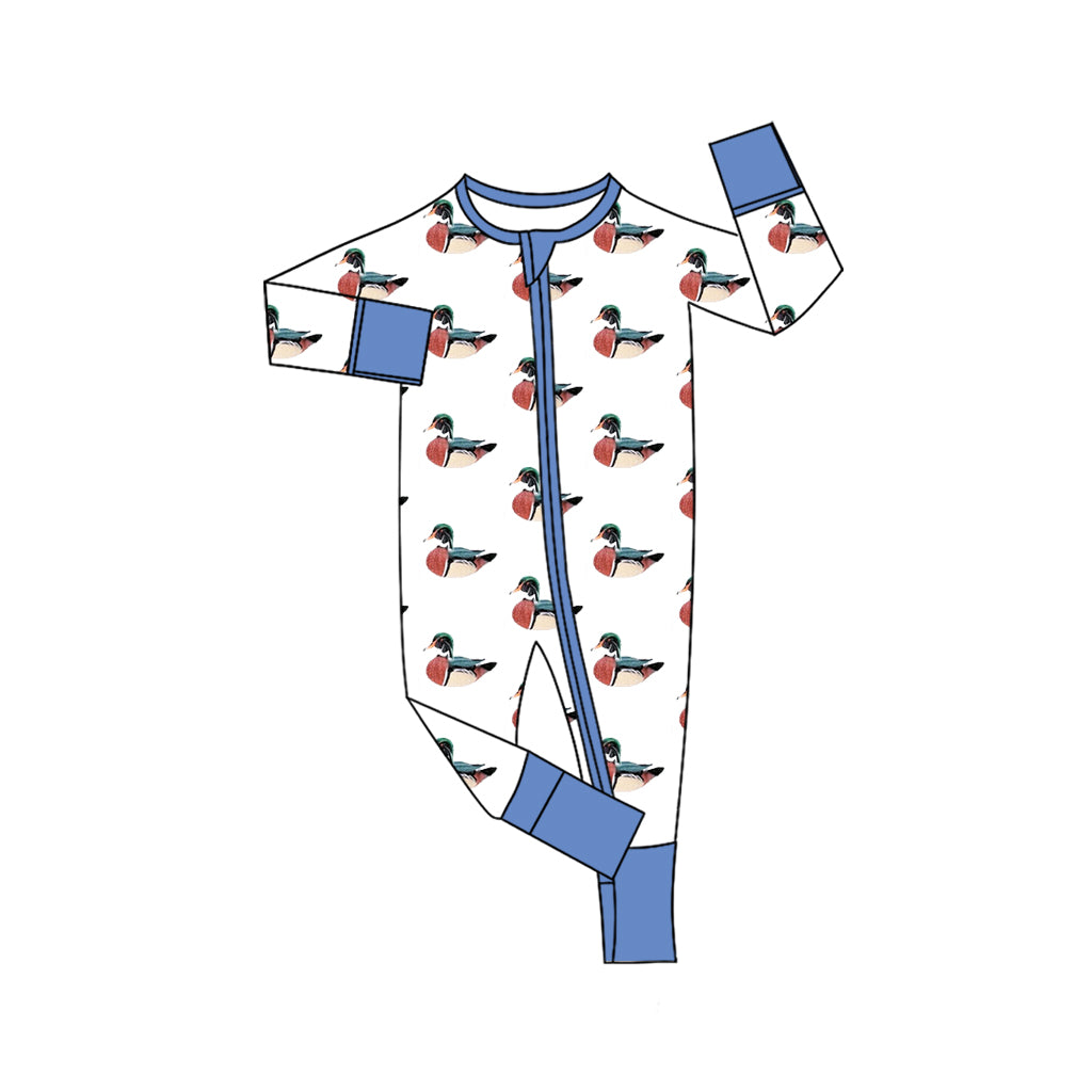 Toddle baby duck design long sleeve romper preorder