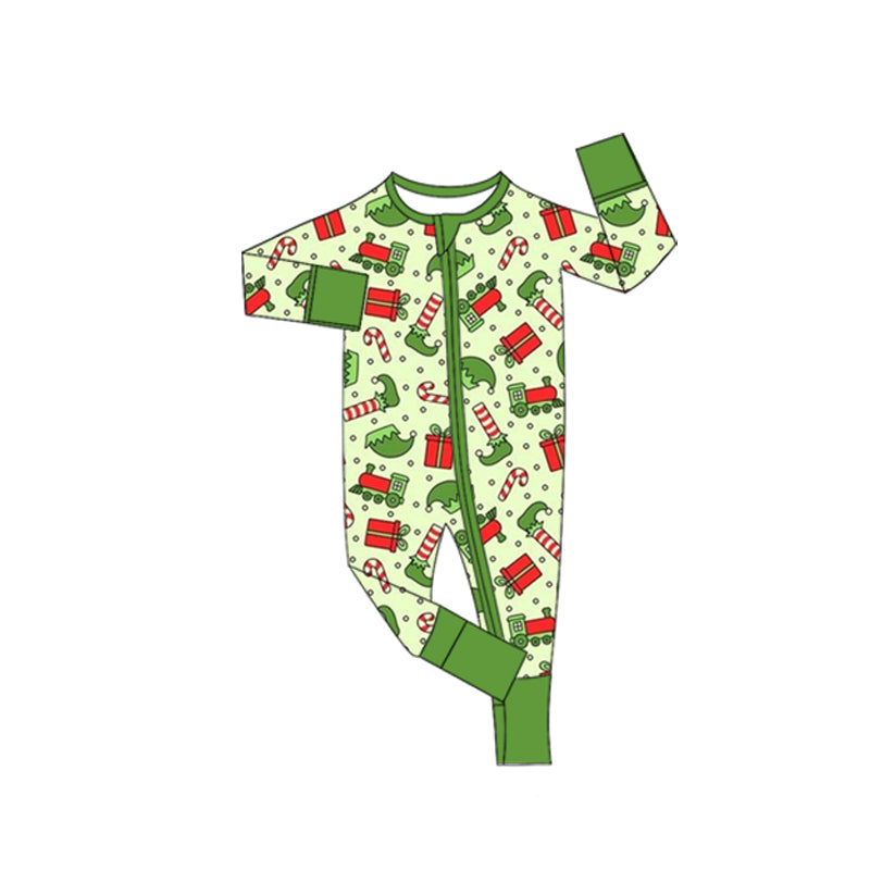 Christmas elf design toddle baby long sleeve romper preorder