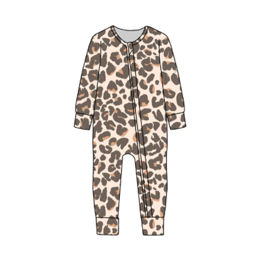 Toddle baby girl leopard design romper preorder