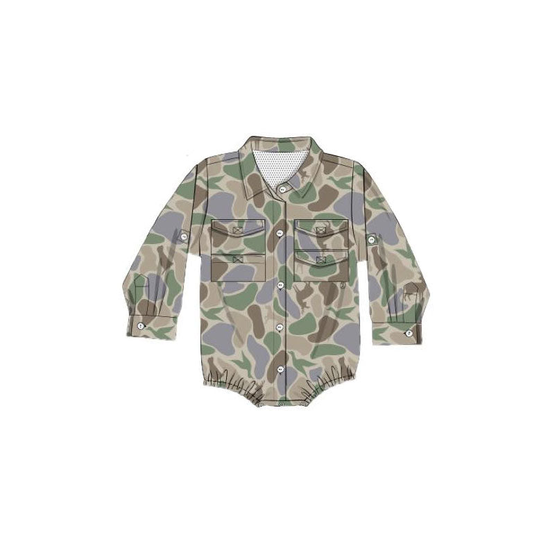 Toddle baby boy duck deer hunting season t-shirt romper preorder