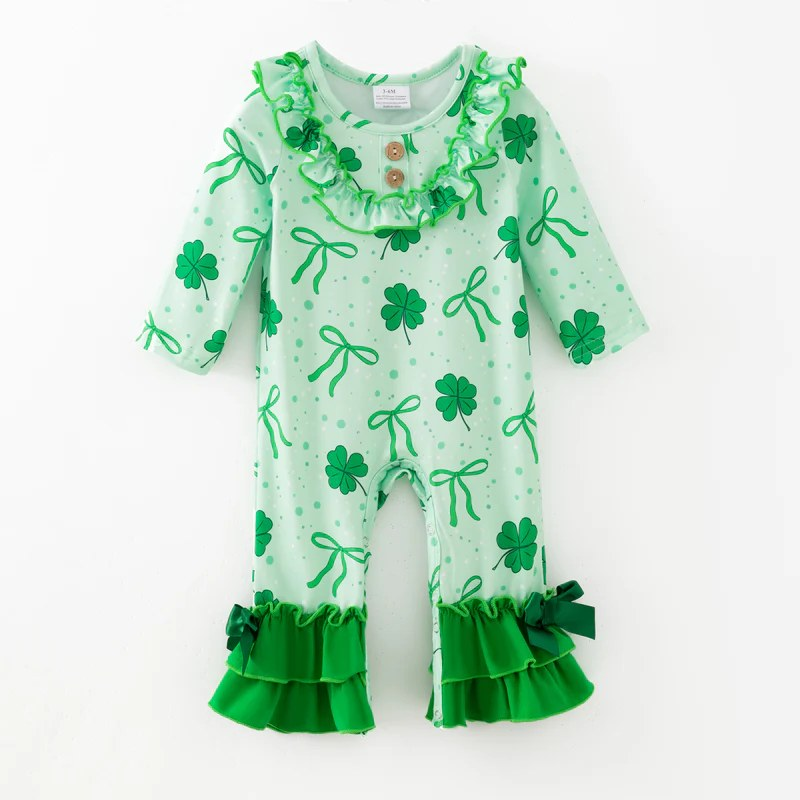 Saint Patrick's Day design toddle baby romper preorder