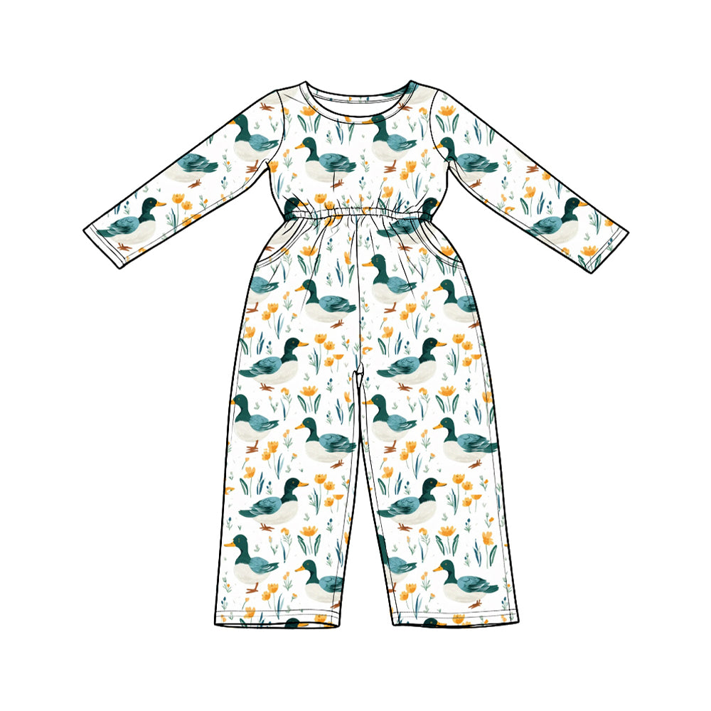 Toddle girls Mallard duck jumpsuit preorder
