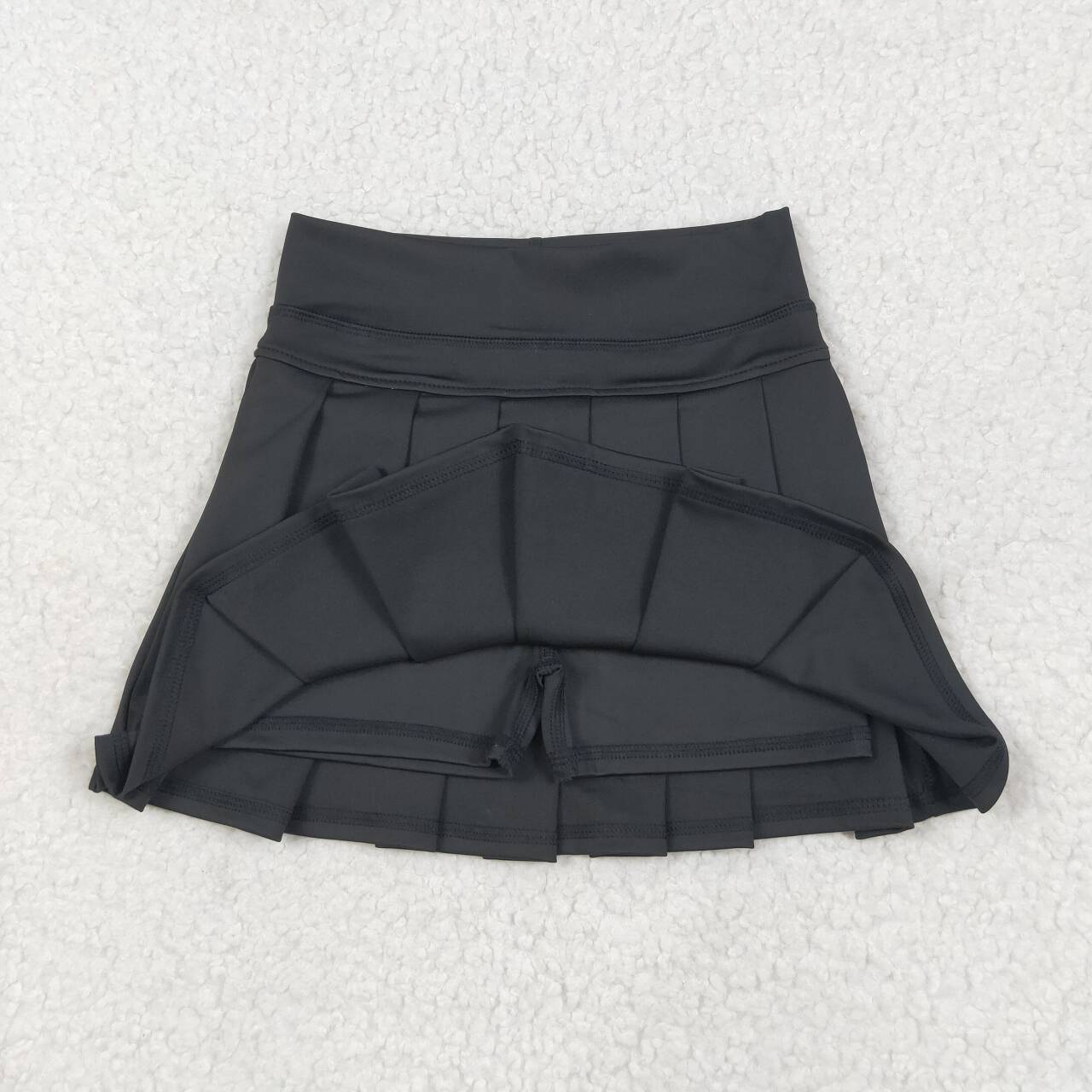 Toddle baby girls black yoga shorts skirt