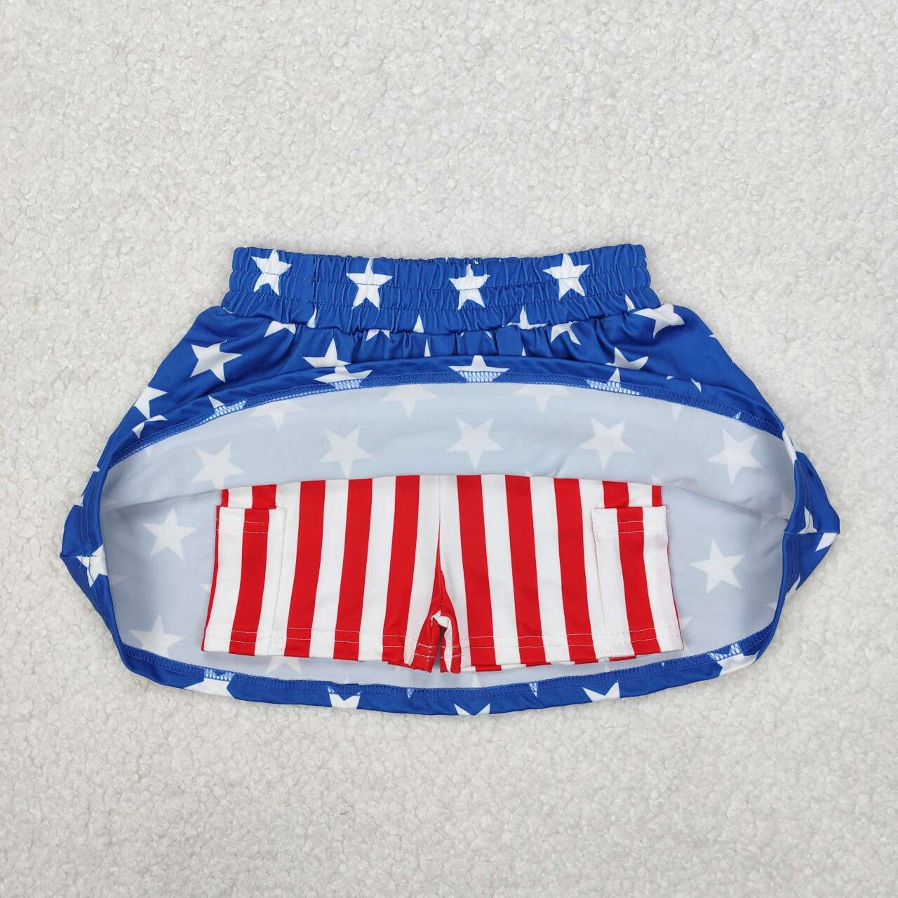 Baby girls American blue star July 4th skirt dress