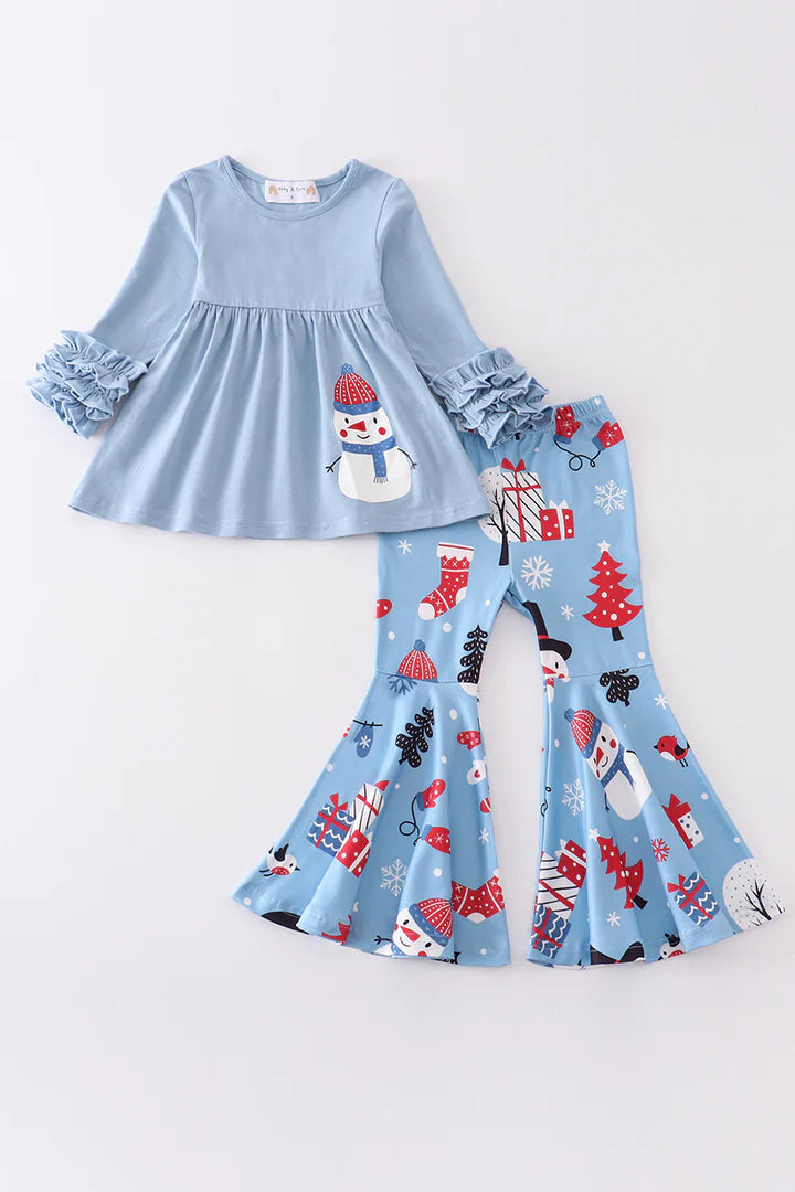 baby girls long sleeve Christmas clothing set