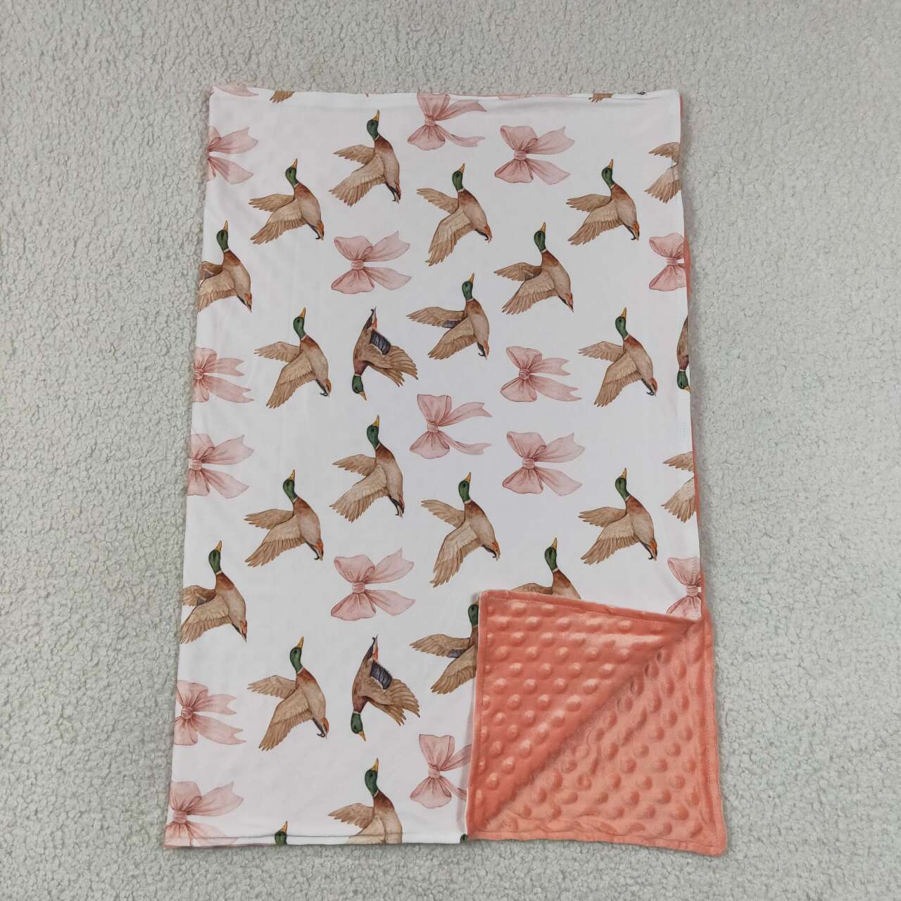toddle kids mallard duck soft blanket