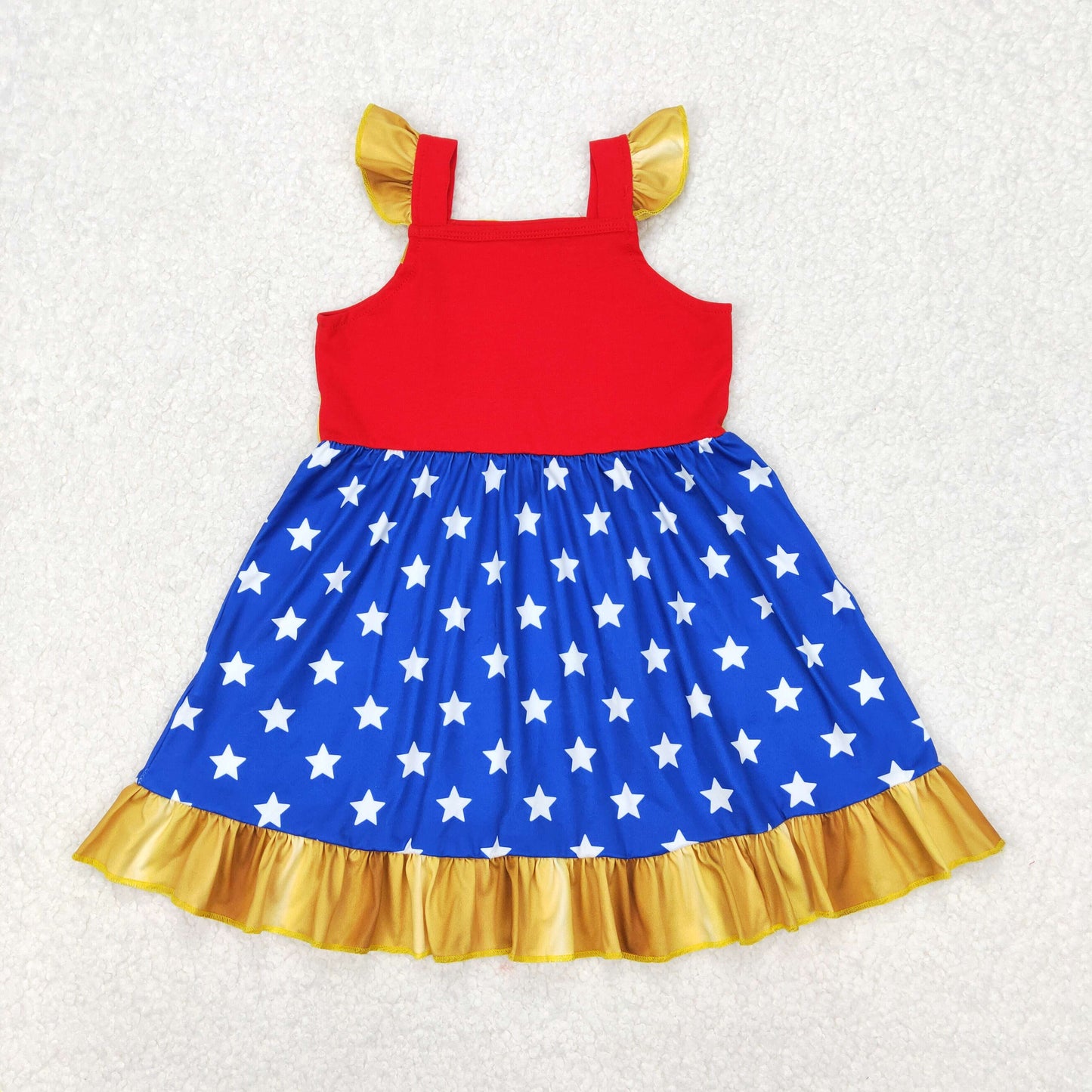 Little girls princess cartoon summer dress