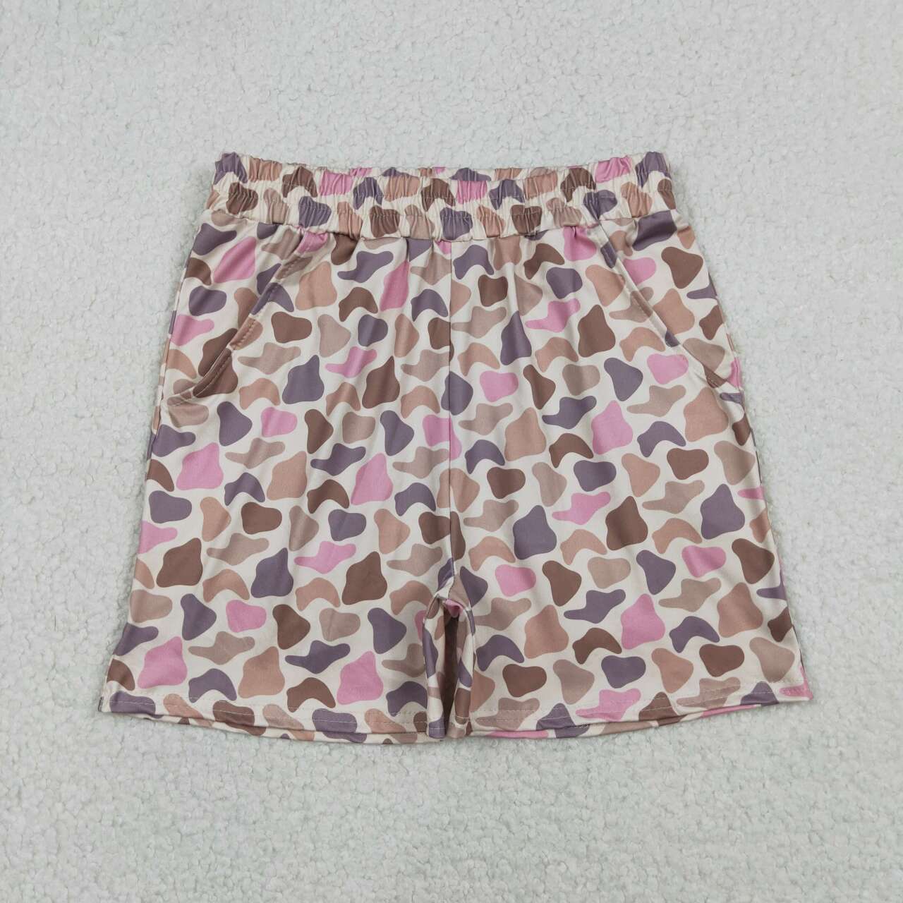 Adult women brown pink summer shorts
