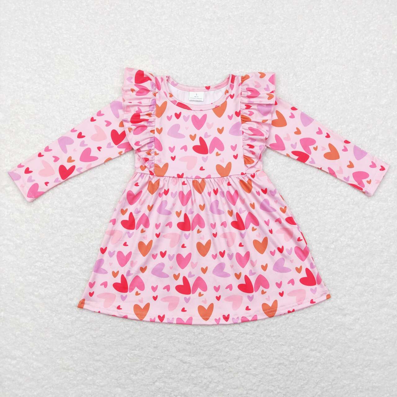 Valentines day heart print dress