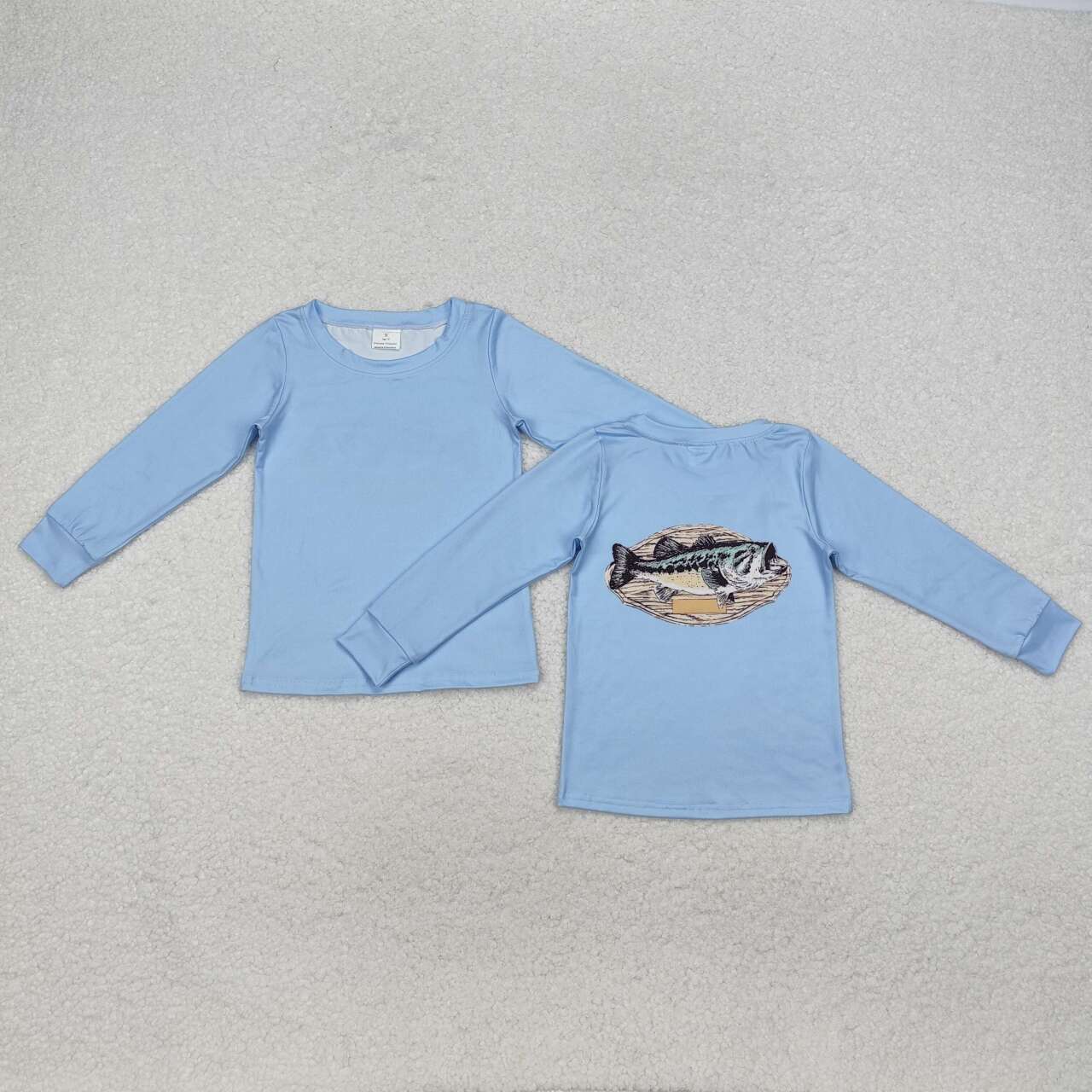 Toddle baby boy outdoor fishing long sleeve top