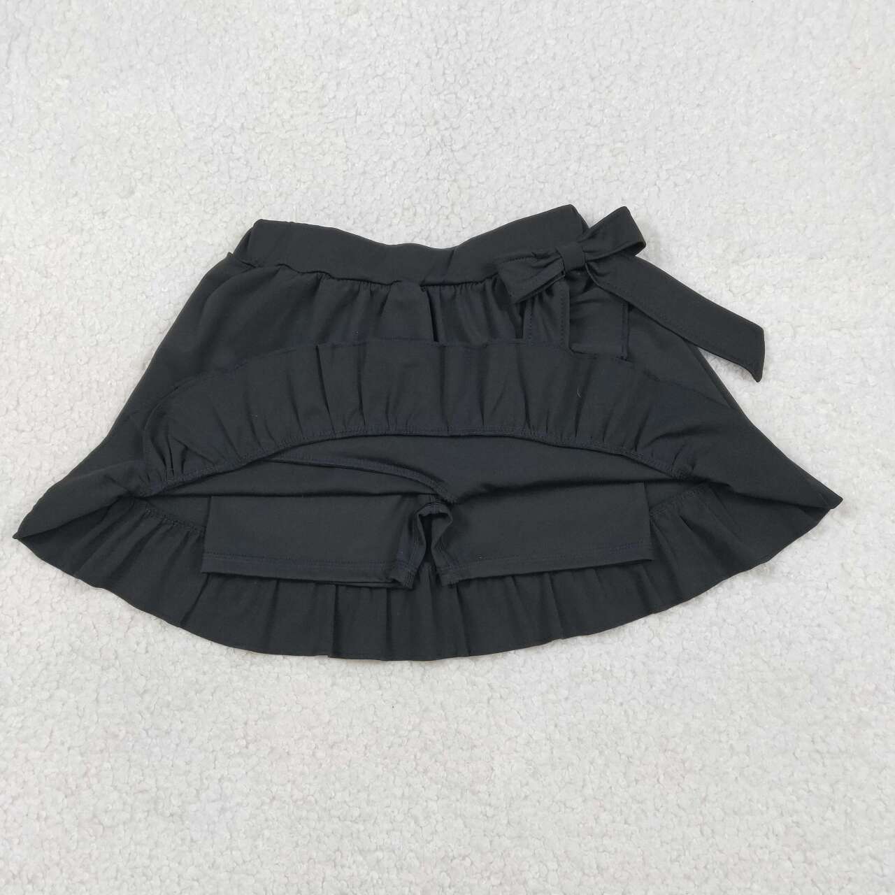 baby girl black color summer yoga skirt