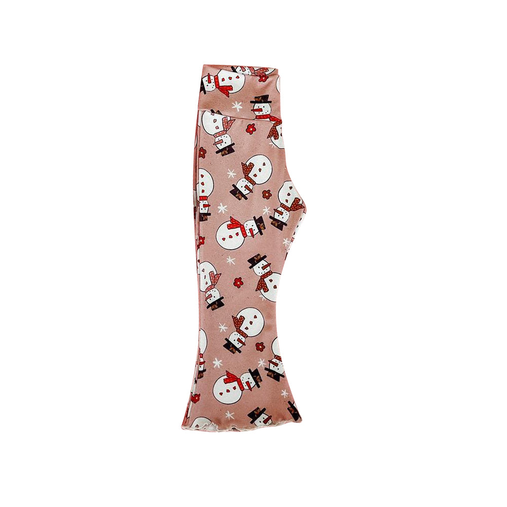 Christmas snowman milk silk bell bottoms preorder