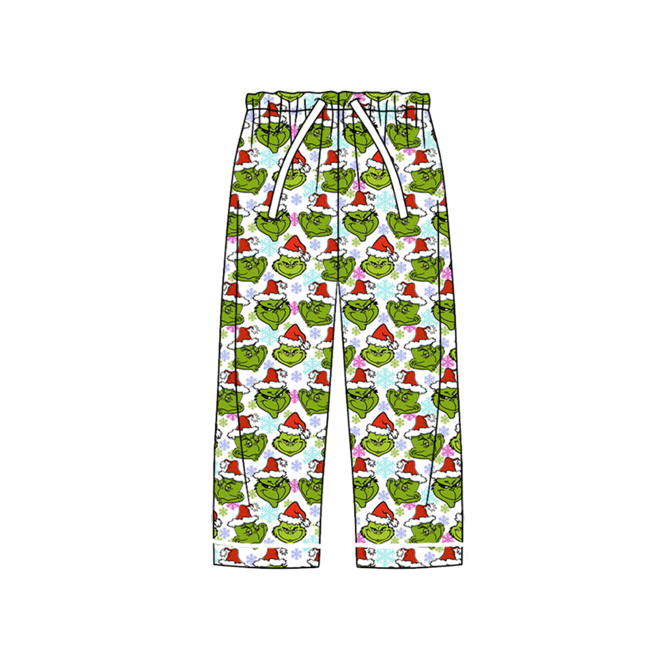 Adult women christmas green face pants preorder