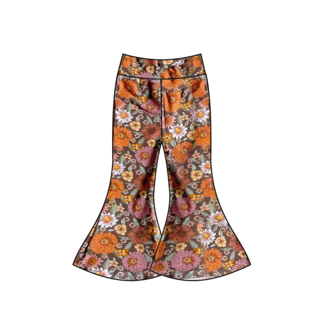 Toddle baby girls flower print leggings pants preorder