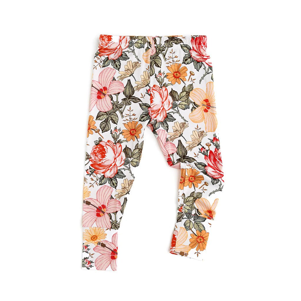 Toddle baby girl floral leggings pants preorder