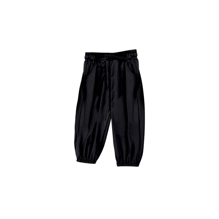 Wholesale kids baby girls black active wear leggings pants preorder