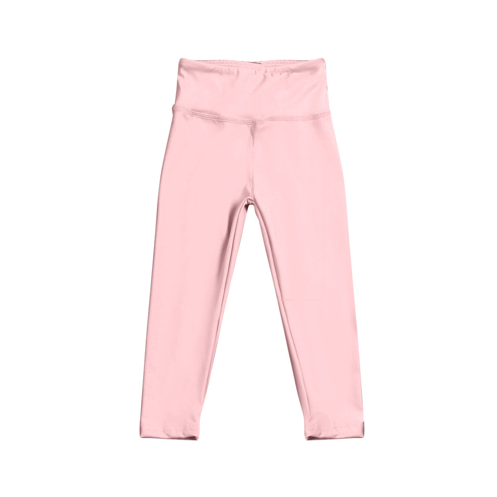 Kids baby girls pink active wear yoga leggings pants preorder