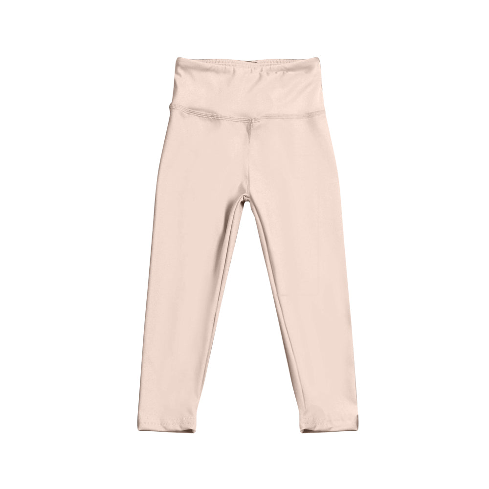 Kids baby girls khaki active wear yoga leggings pants preorder