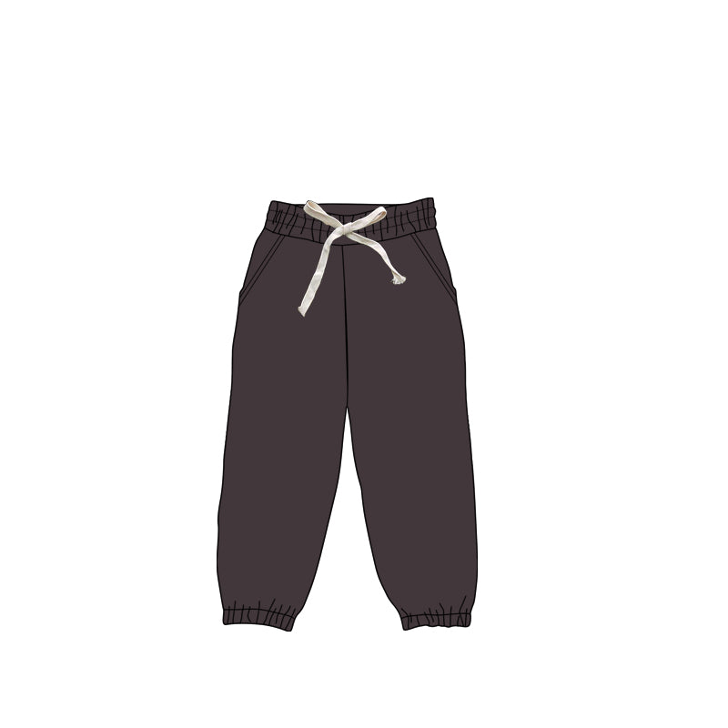 Kids baby girls dark grey active wear yoga leggings pants preorder
