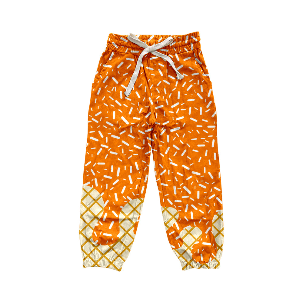 Adult women orange ice cream yoga pants preorder