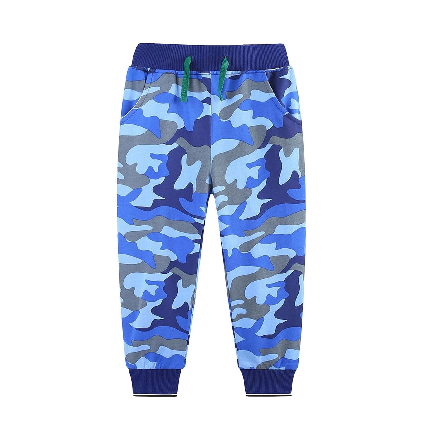 Kids blue camo leggings pants preorder