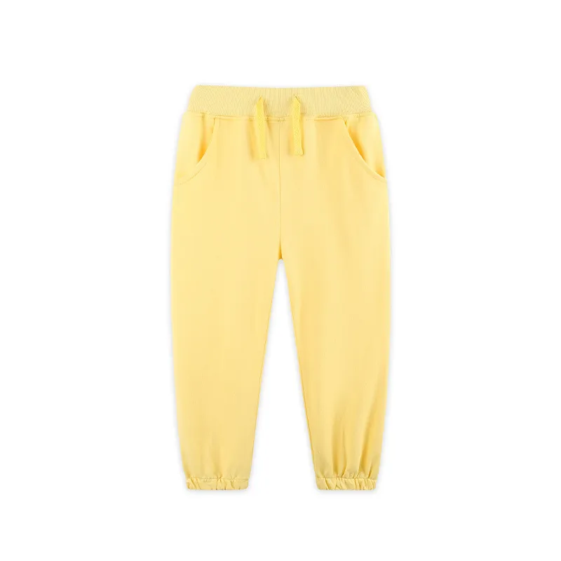 baby girls solid yellow leggings pants preorder