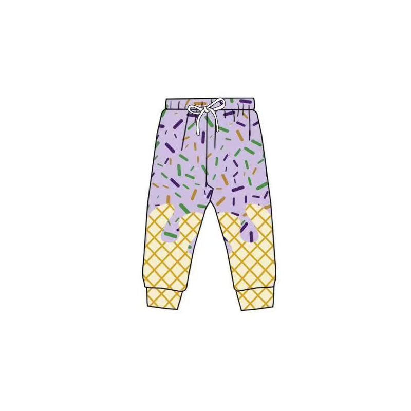 baby girls Mardi Gras spinkle leggings pants preorder