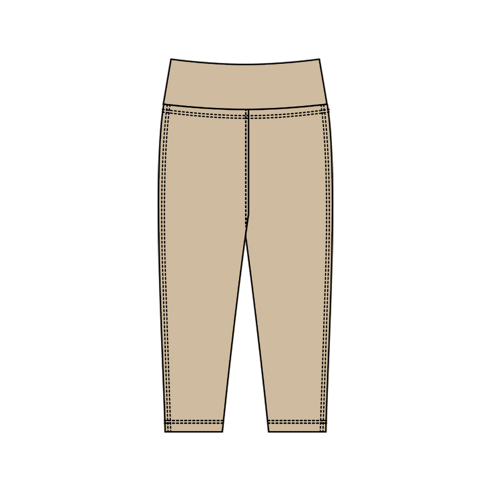 baby girl khaki yoga leggings pants preorder