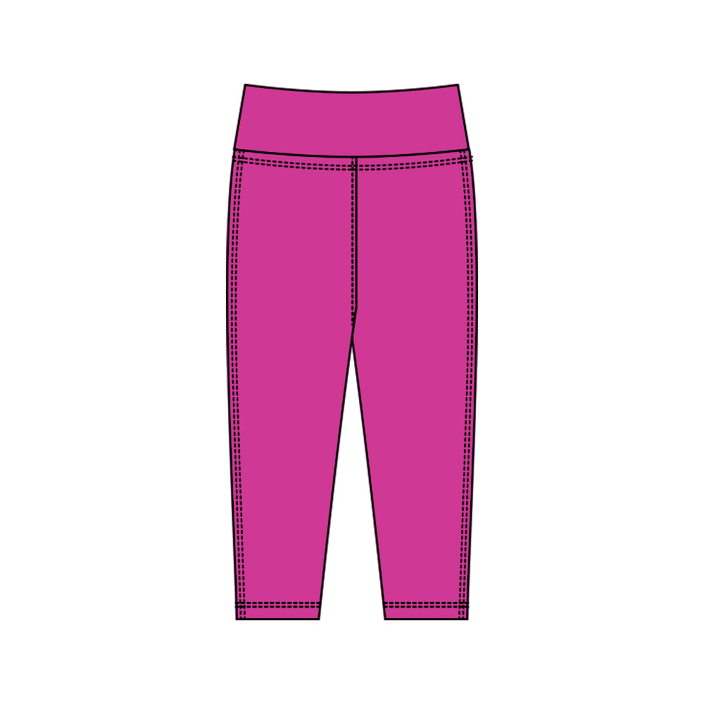 baby girl hot pink yoga leggings pants preorder