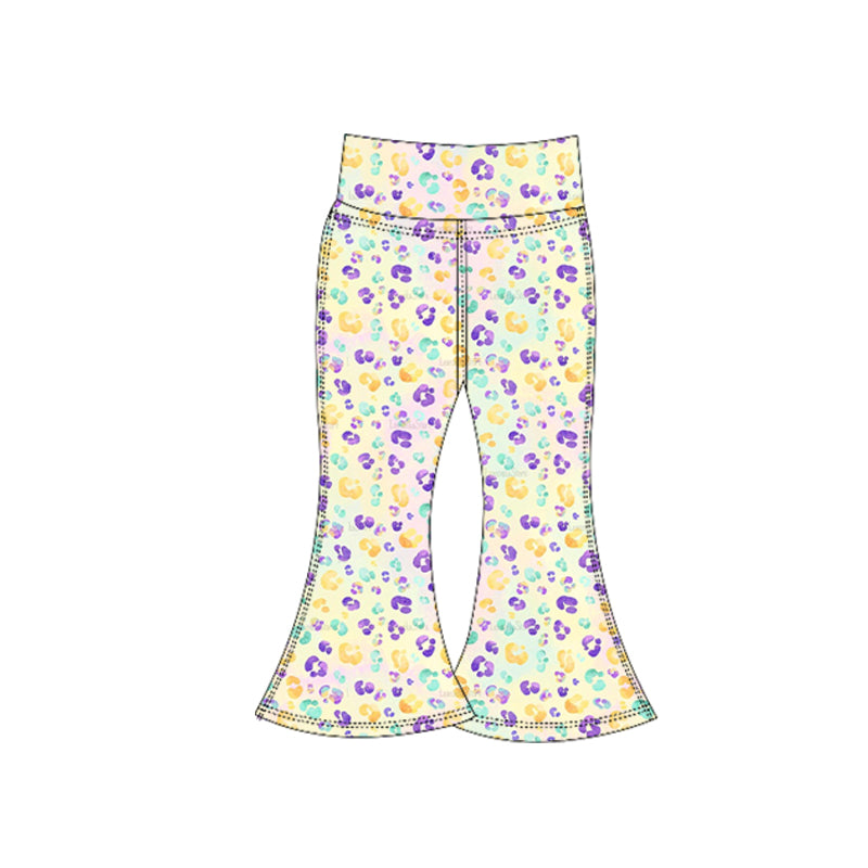 baby girl mardi gras yoga leggings pants preorder