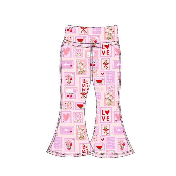 Valentines day kids yoga leggings pants preorder