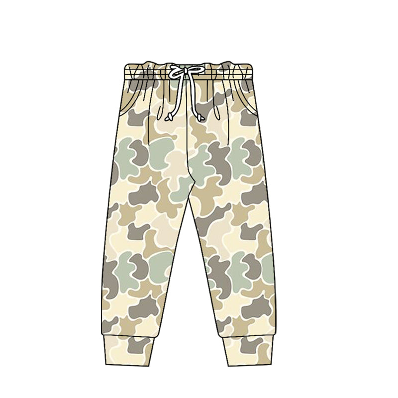 Camo print kids milk silk leggings pants preorder