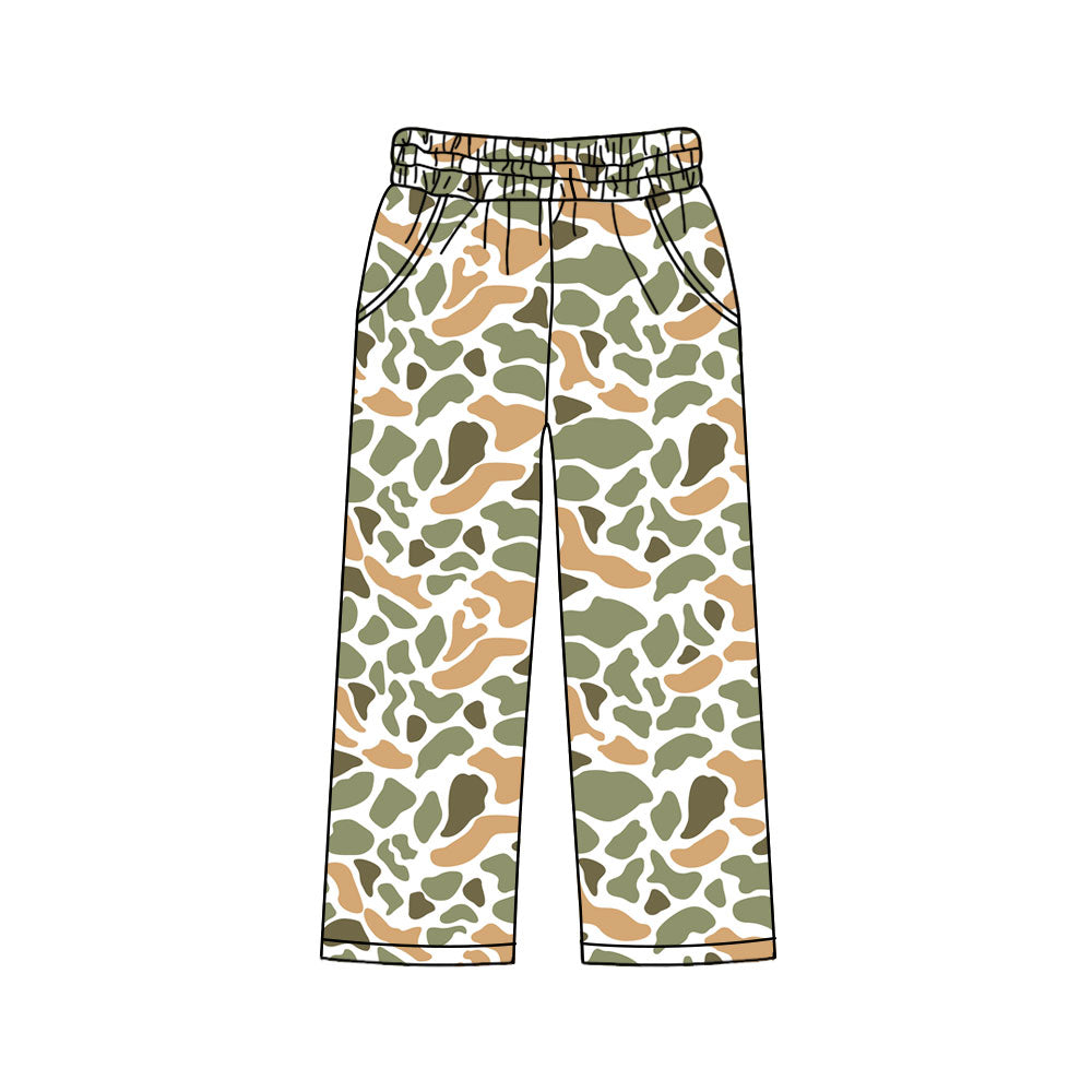 Adult women orange green camo leggings pants preorder