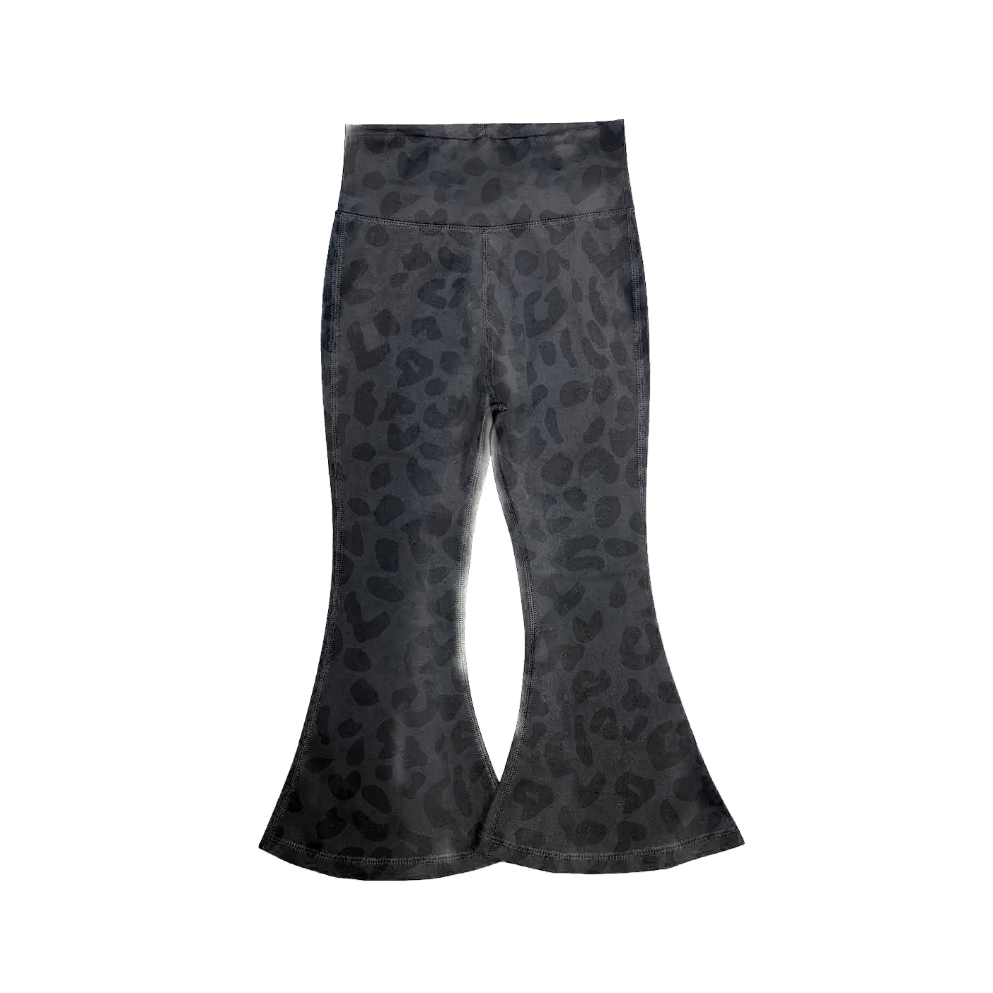 Black leoprad yoga flare pants preorder