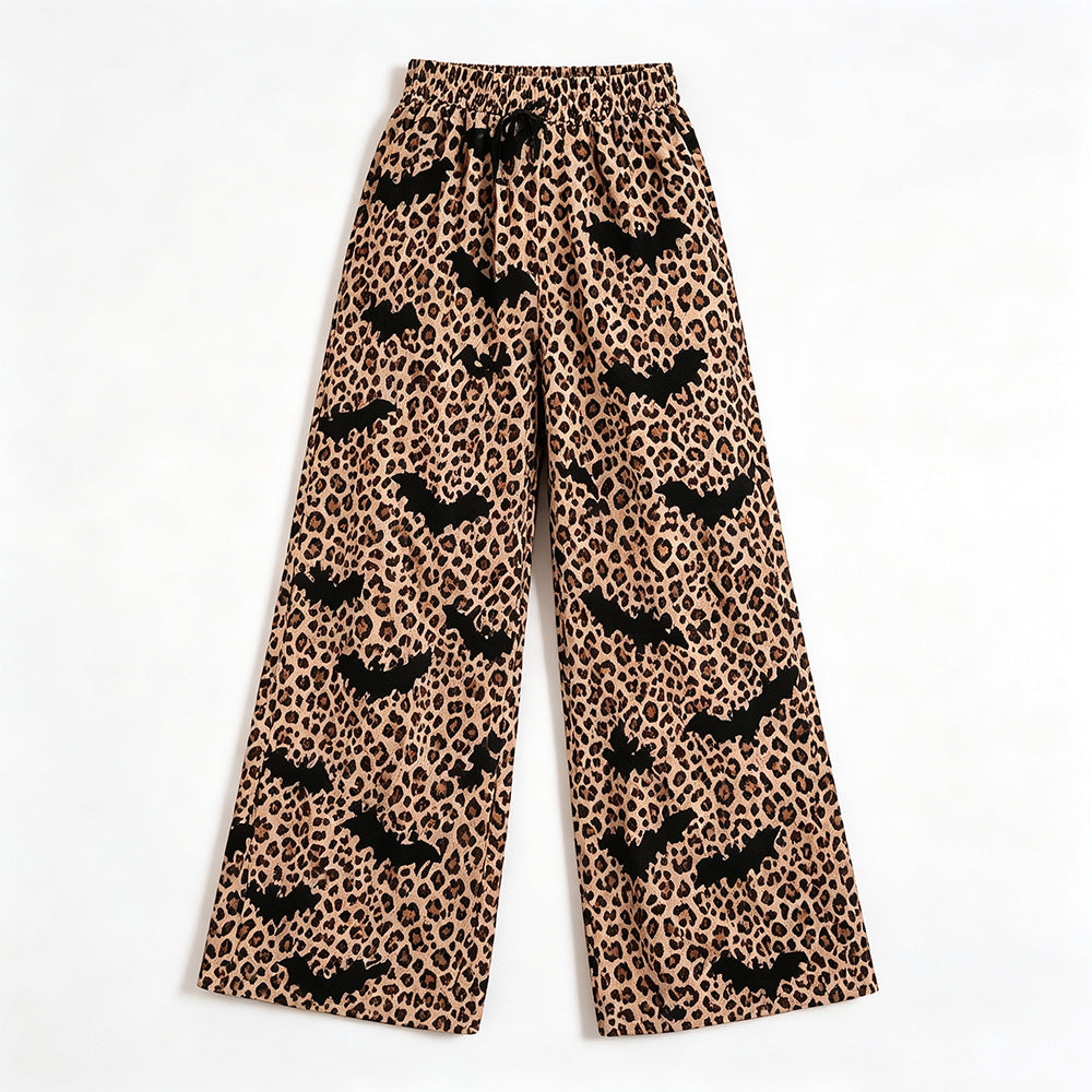 Adult women halloween bat design milk silk pants preorder