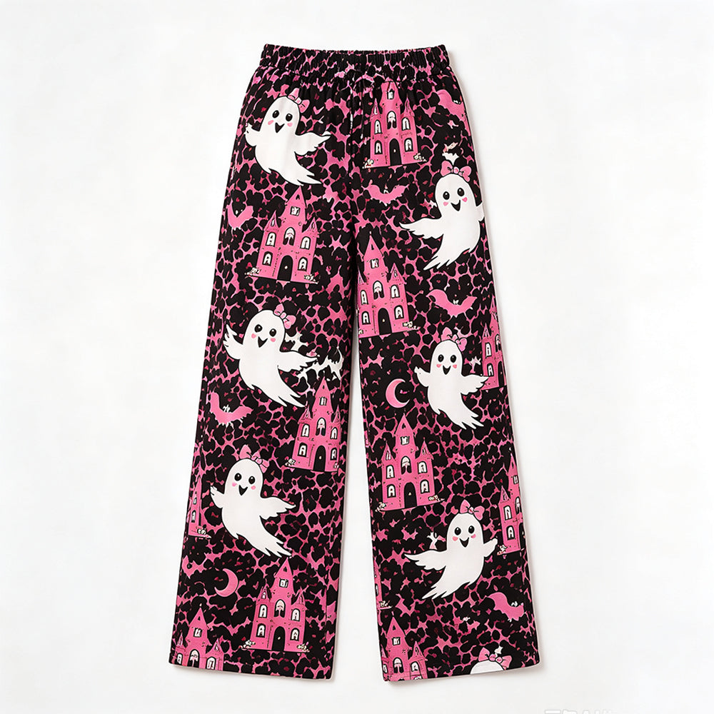 Adult women halloween ghost design milk silk pants preorder