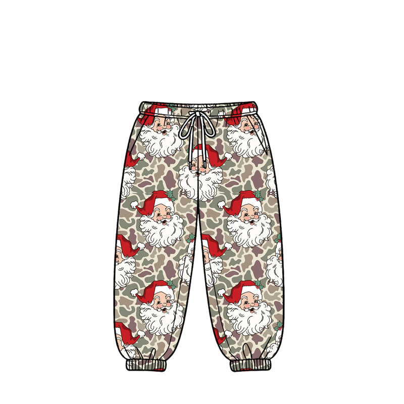 Christmas santa claus milk silk pants preorder