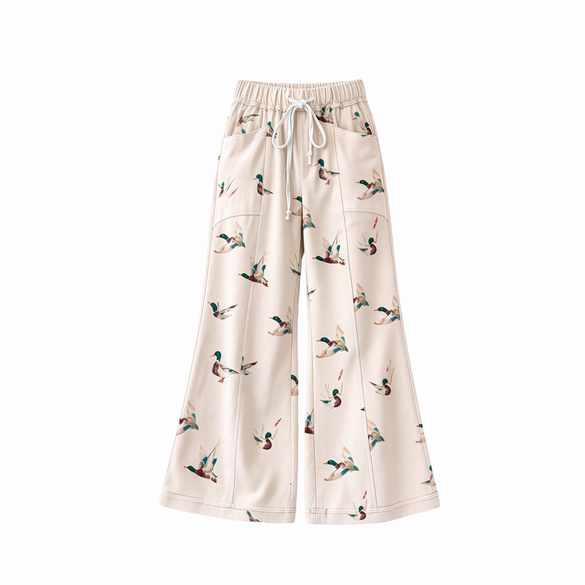 Duck print girls wide leg yoga pants preorder