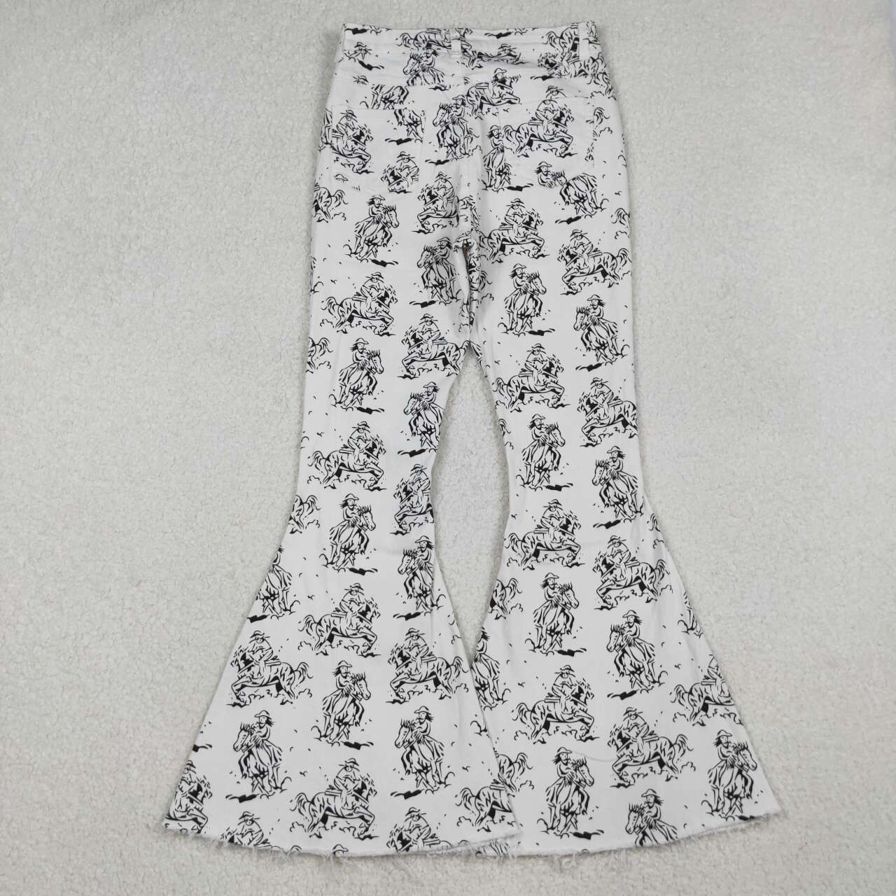 Adult women western cowboy jeans bell bottoms
