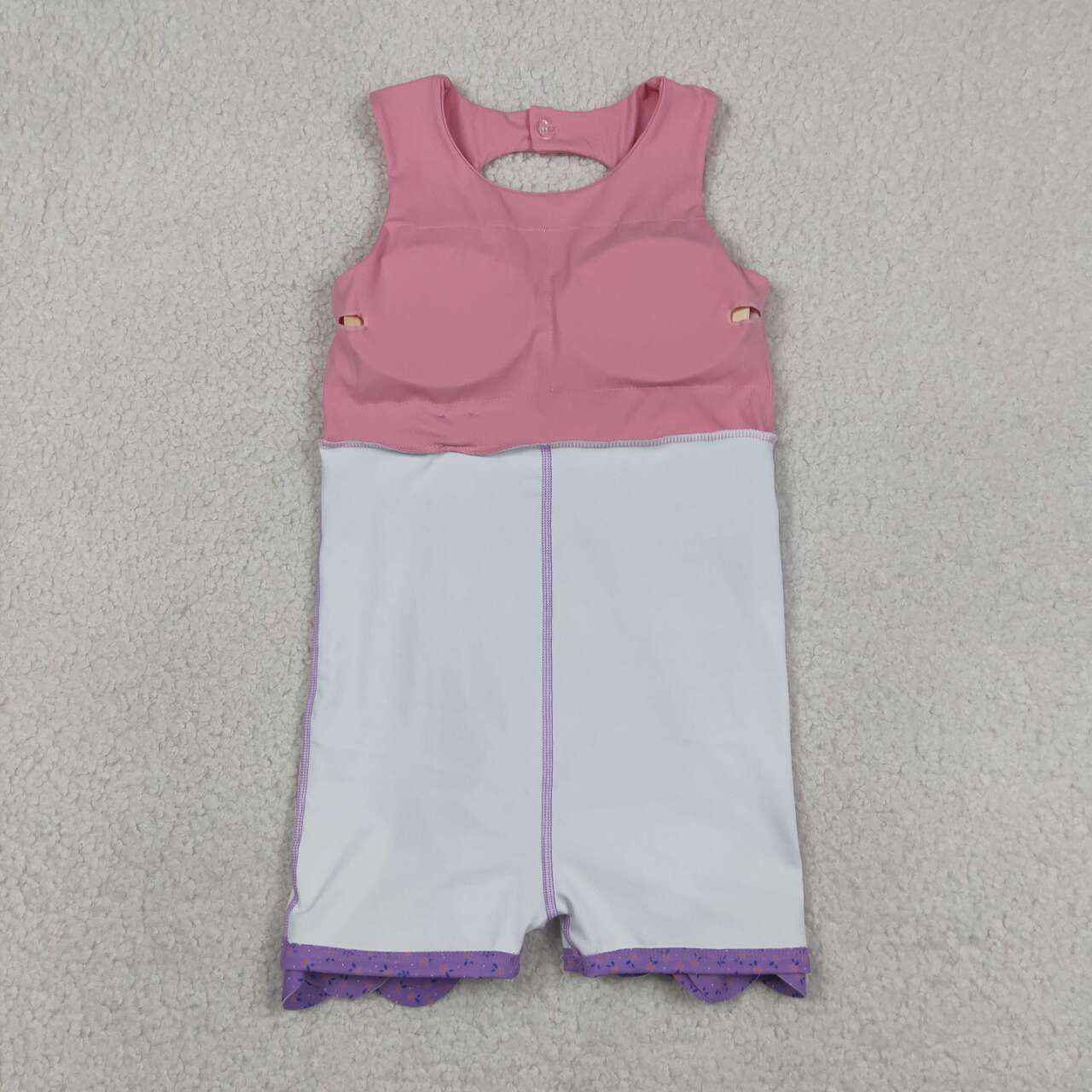 Pink color baby girls yoga dress