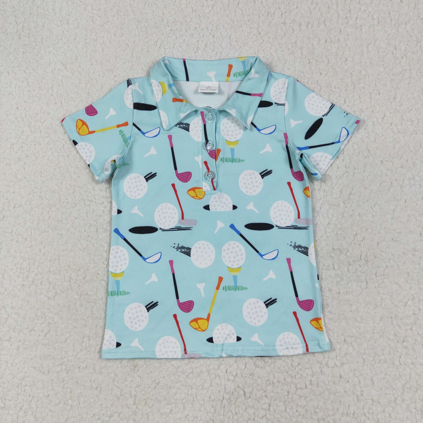 Toddle baby boy golf design summer shirt