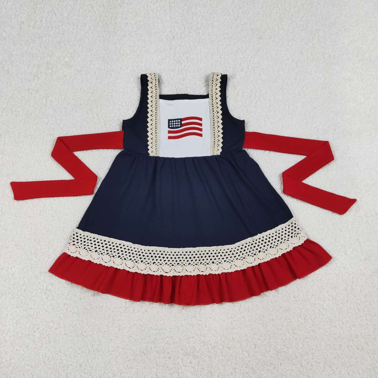 July 4th design toddle girls summer dress
