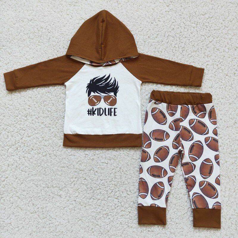 boys long sleeve hoodie set