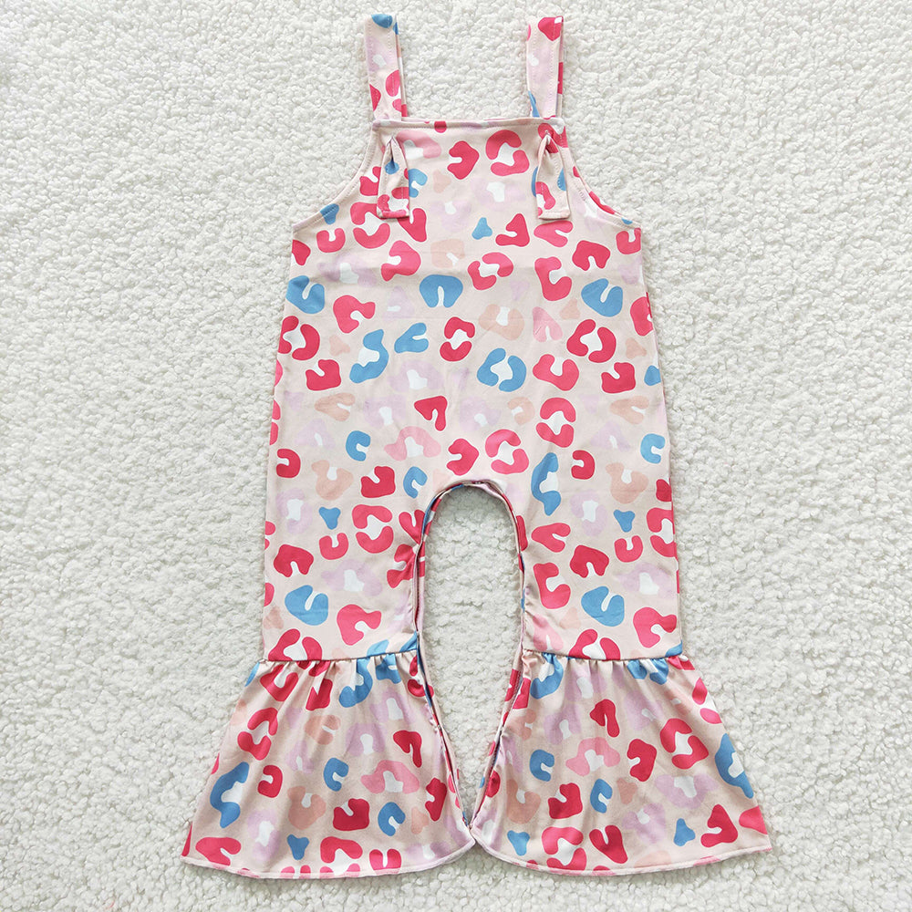 cheetah print one piece summer jumpsuit
