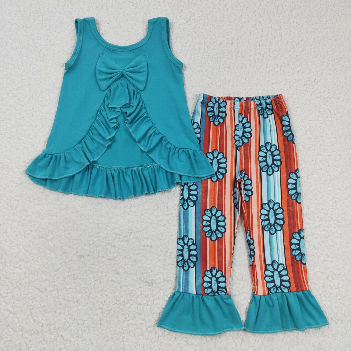 turquoise summer clothing set