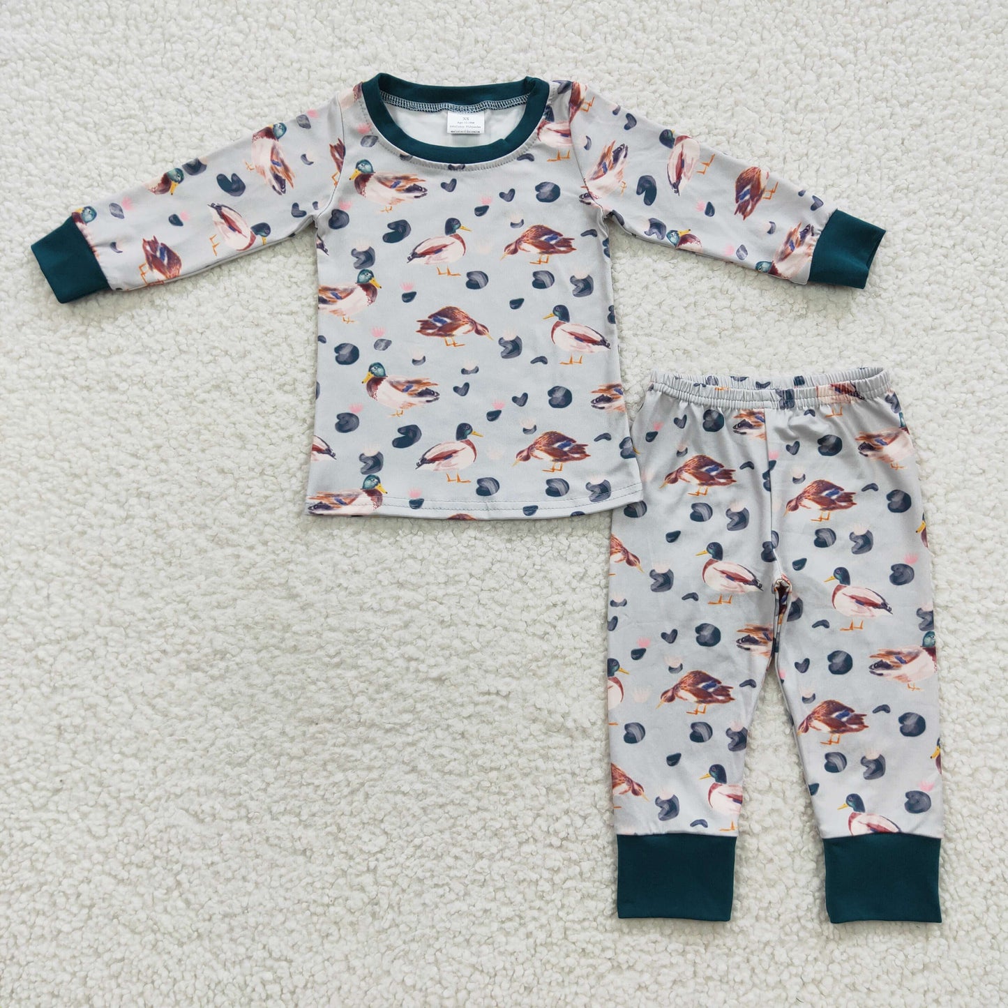 boy mallard design pajama set