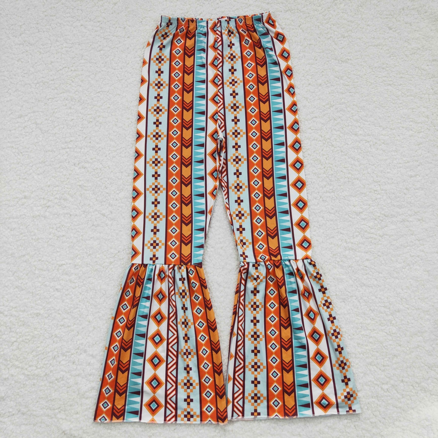 Adult women Aztec bell bottoms pants