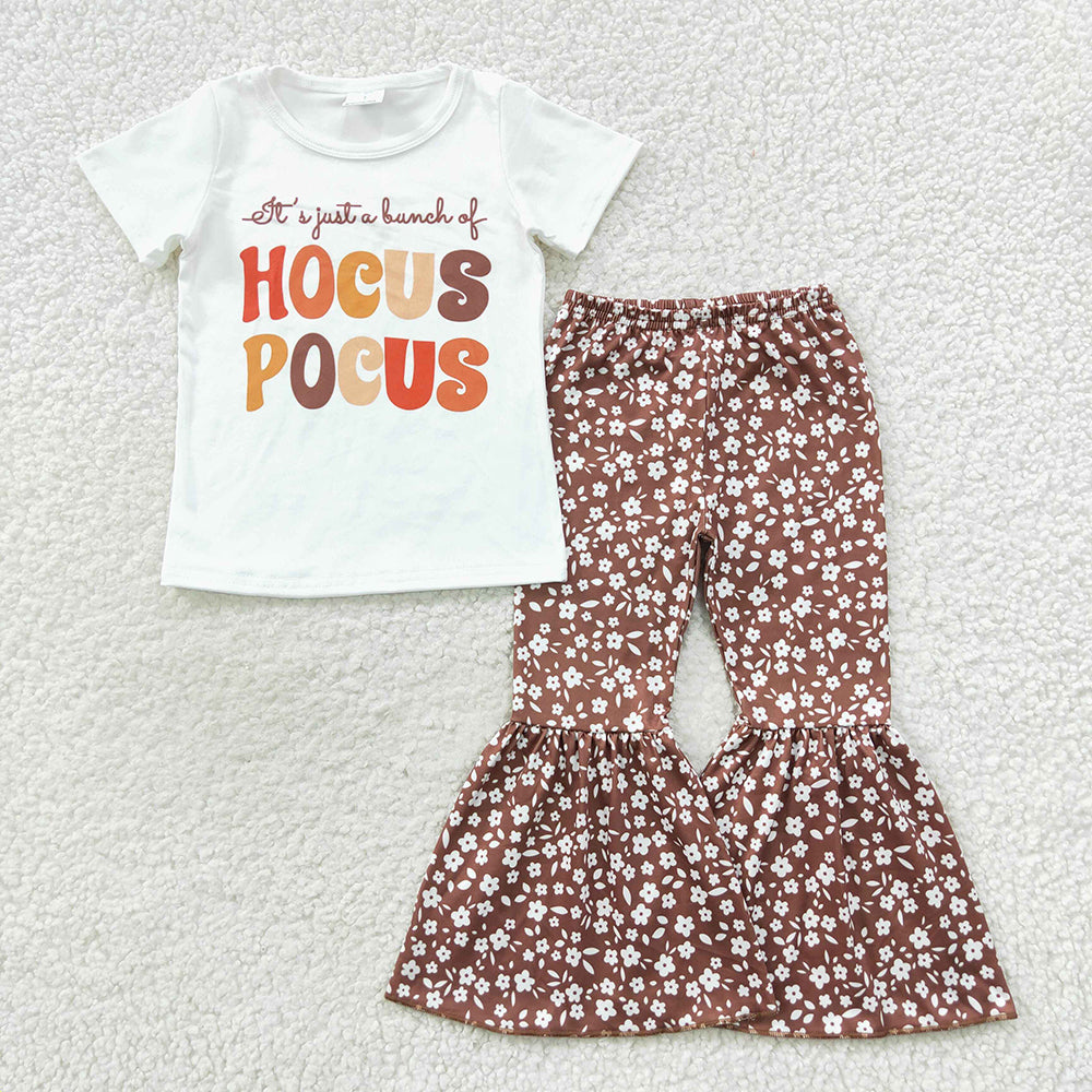 Halloween girls clothes set