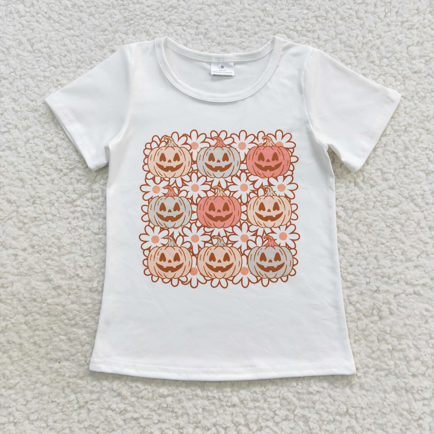 Halloween pumpkin t-shirt top